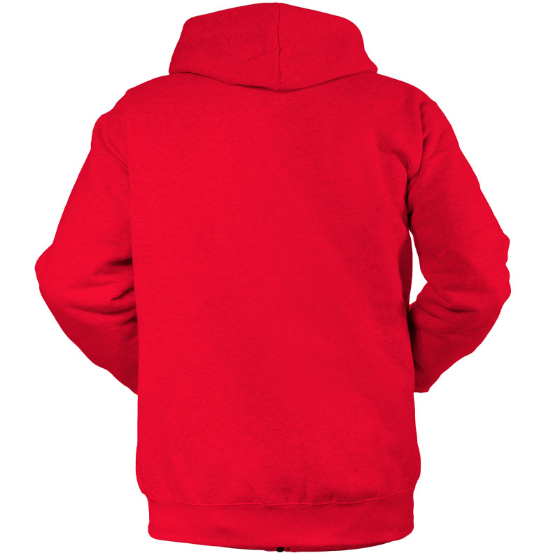 Sudadera Capucha Crem. Contrastada Hombre Trasero